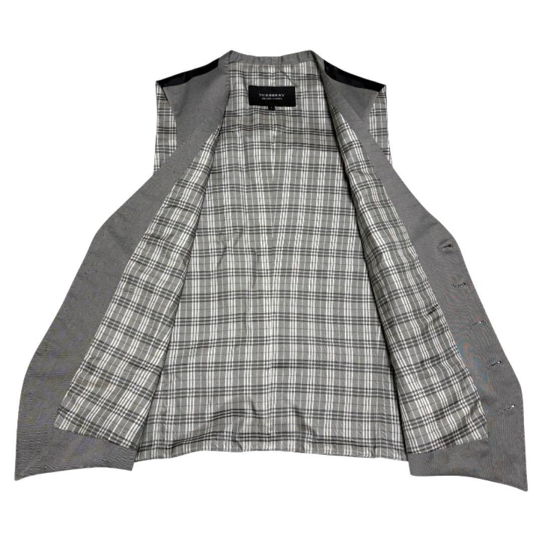 【美品】BURBERRY BLACK LABEL スーツ3ピース Lサイズ