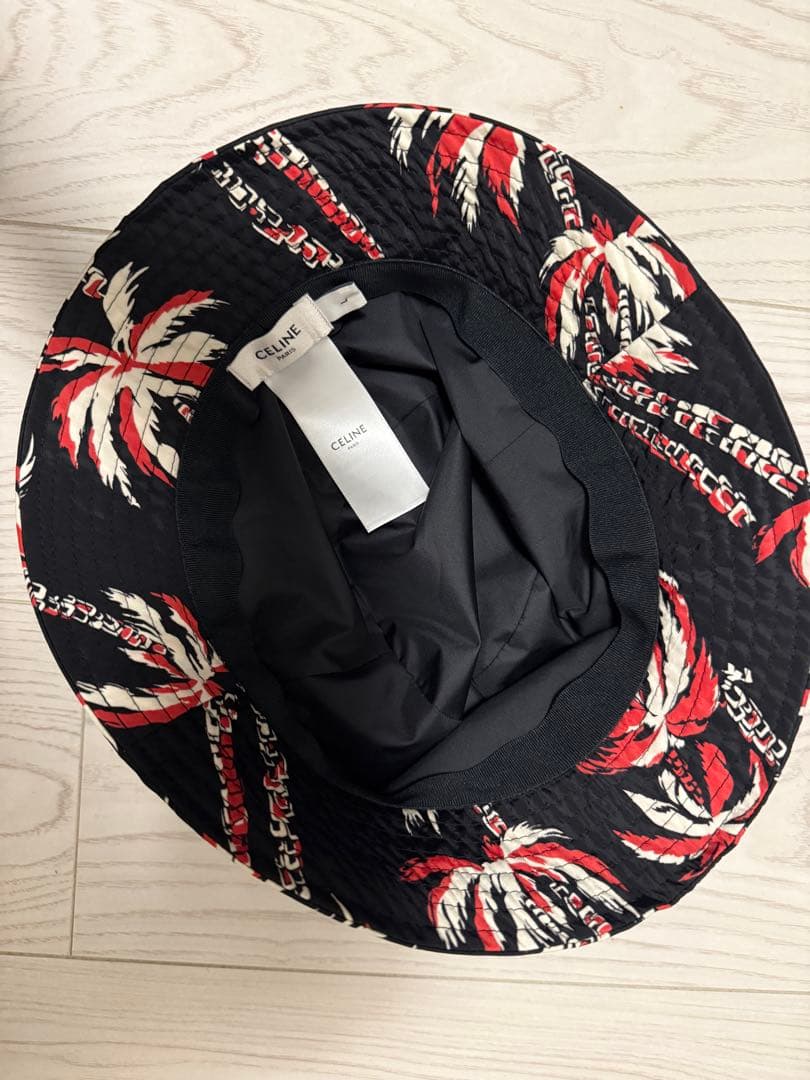 CELINE パームツリー柄 バケットハット