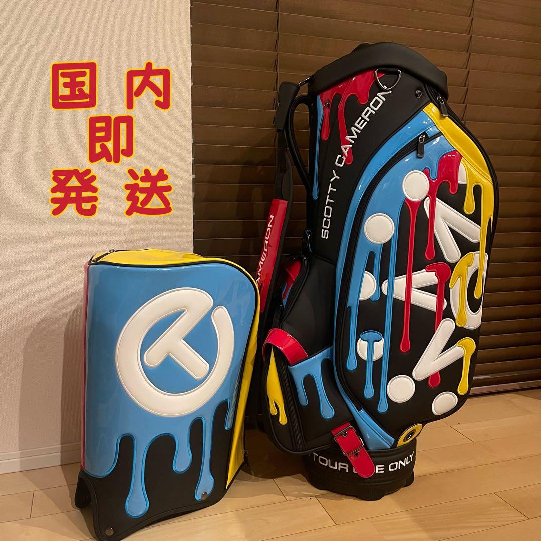 Titleist SCOTTY CAMERON キャメロン キャディバッグ 黒赤