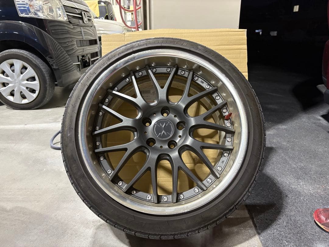 18インチ マーベリック709M 9j通しです リムキズ多々あり、足車に使用