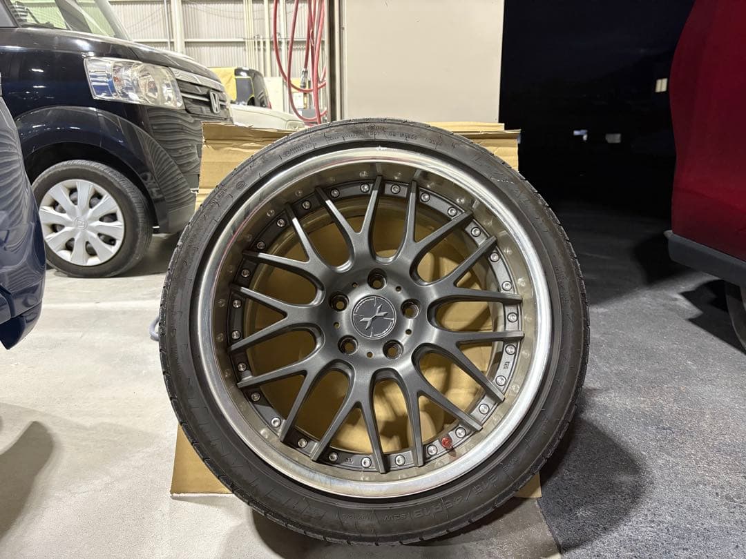 18インチ マーベリック709M 9j通しです リムキズ多々あり、足車に使用