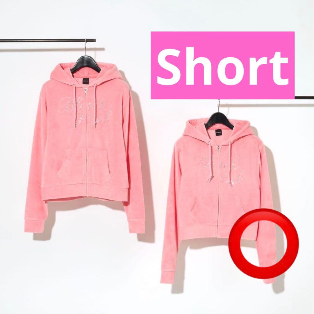 BLACK PINK ベロアジップアップフーディー パーカーShort 会場限定