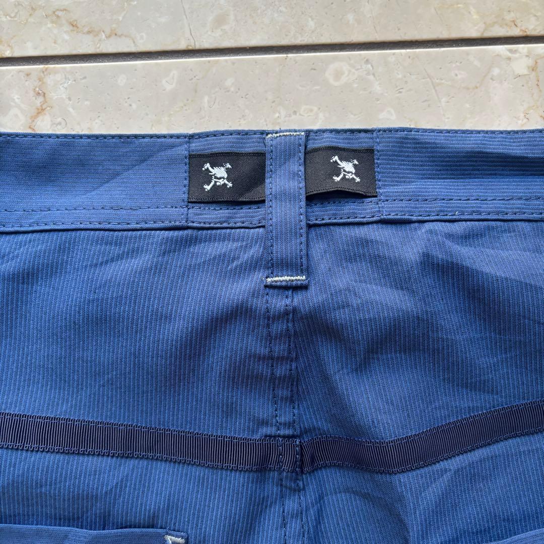 オークリー スカル OAKLEY ゴルフパンツ ネイビー系 コットンポリ