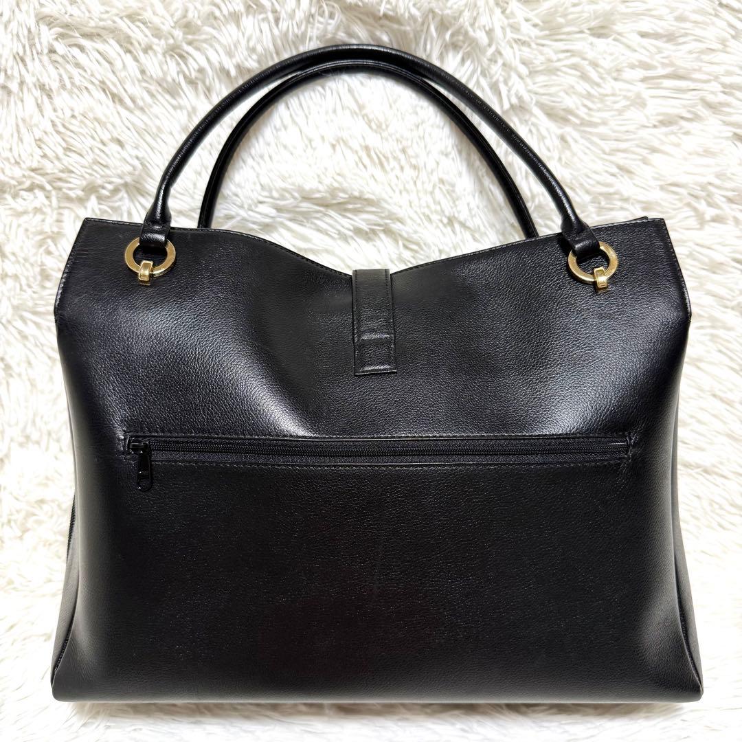 濱野皮革工藝 グレース ディライト トート バッグ ブラック HAMANO