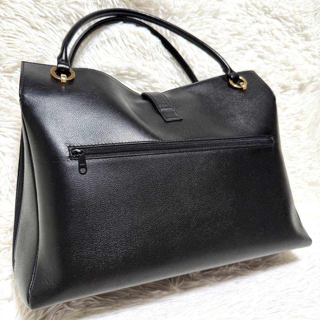 濱野皮革工藝 グレース ディライト トート バッグ ブラック HAMANO