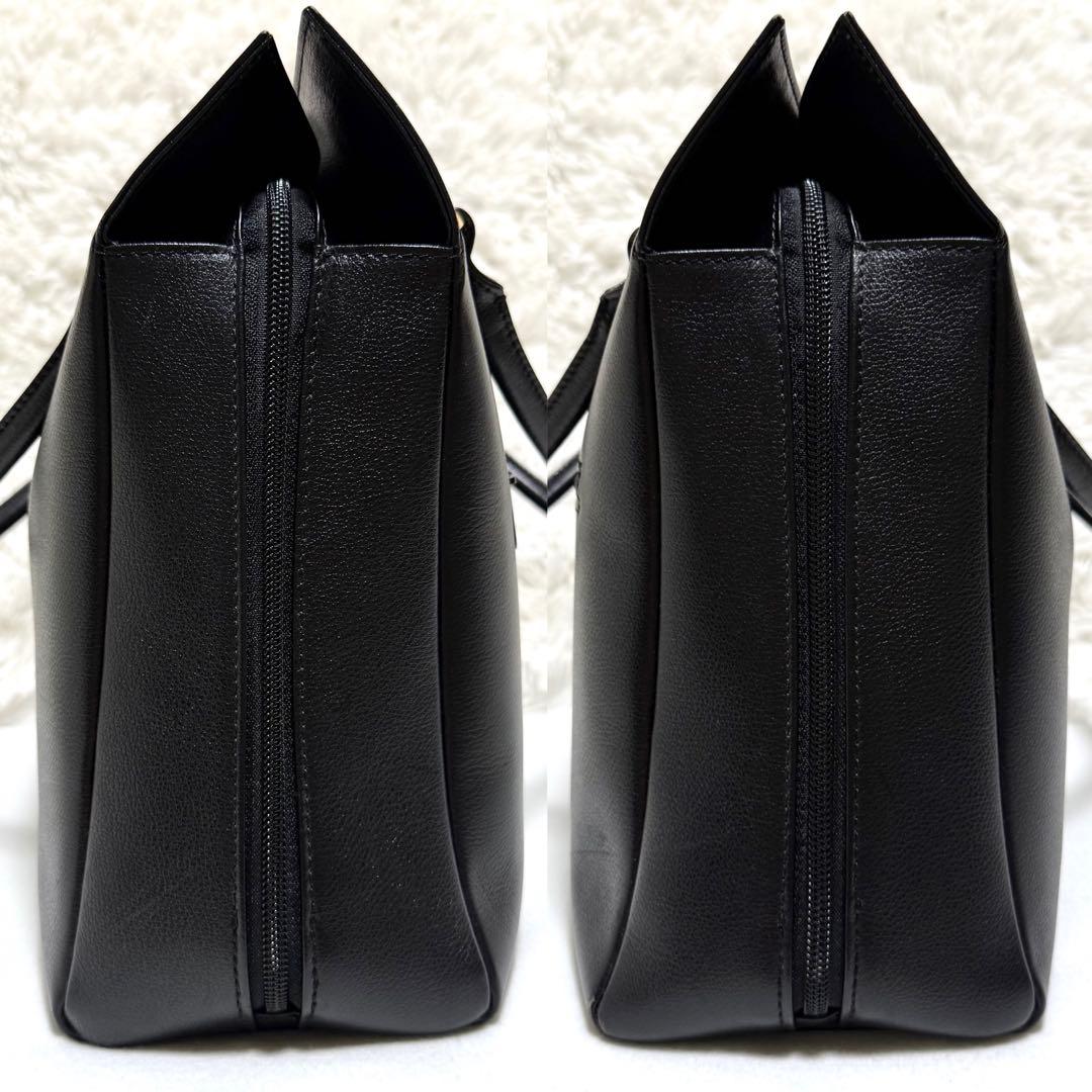 濱野皮革工藝 グレース ディライト トート バッグ ブラック HAMANO