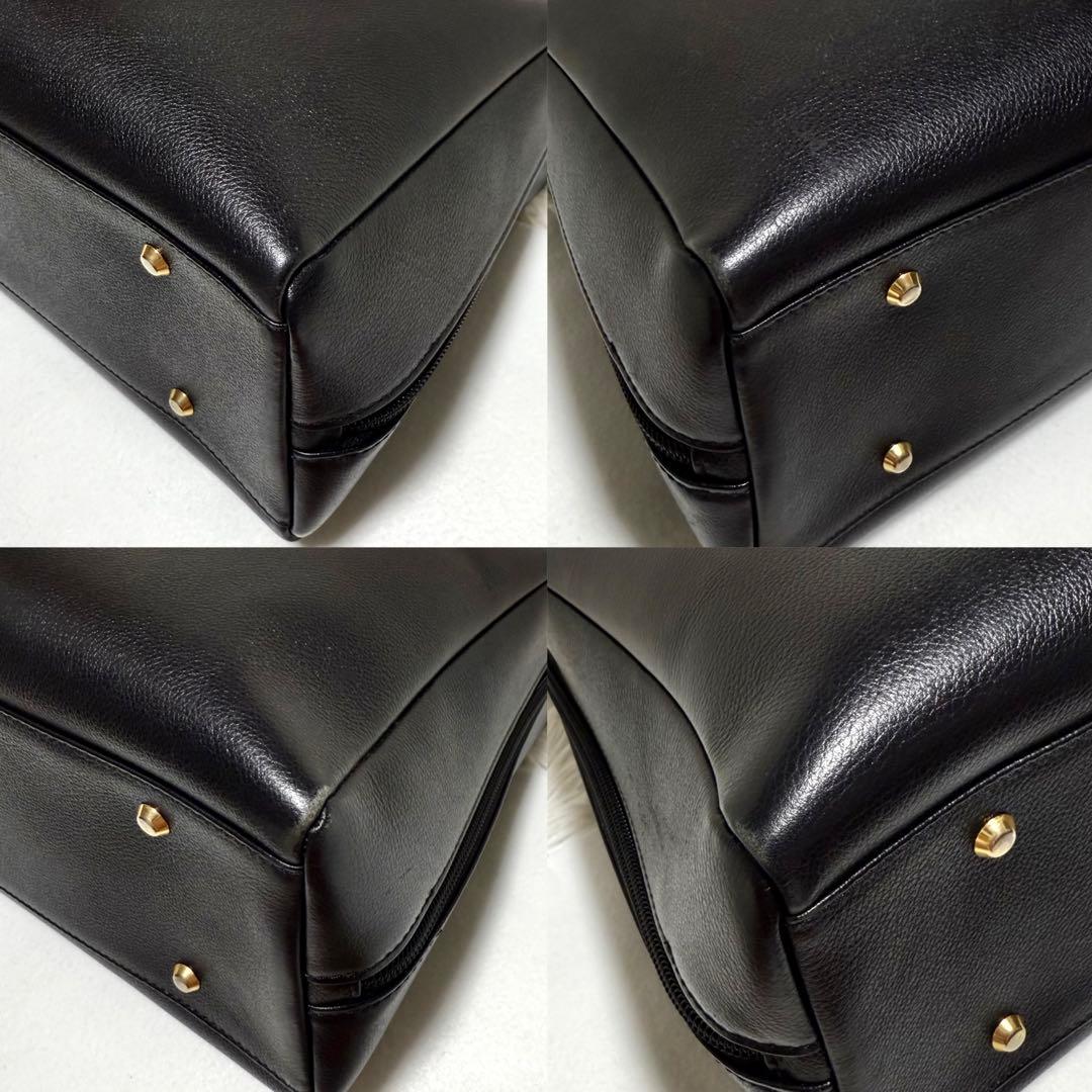 濱野皮革工藝 グレース ディライト トート バッグ ブラック HAMANO