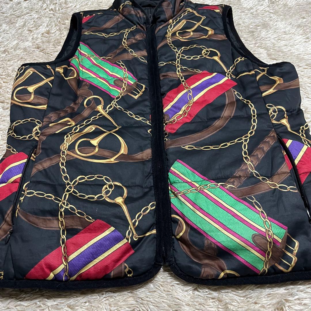 【レア】ラルフローレン エンブレム 馬具柄 リバーシブルベスト