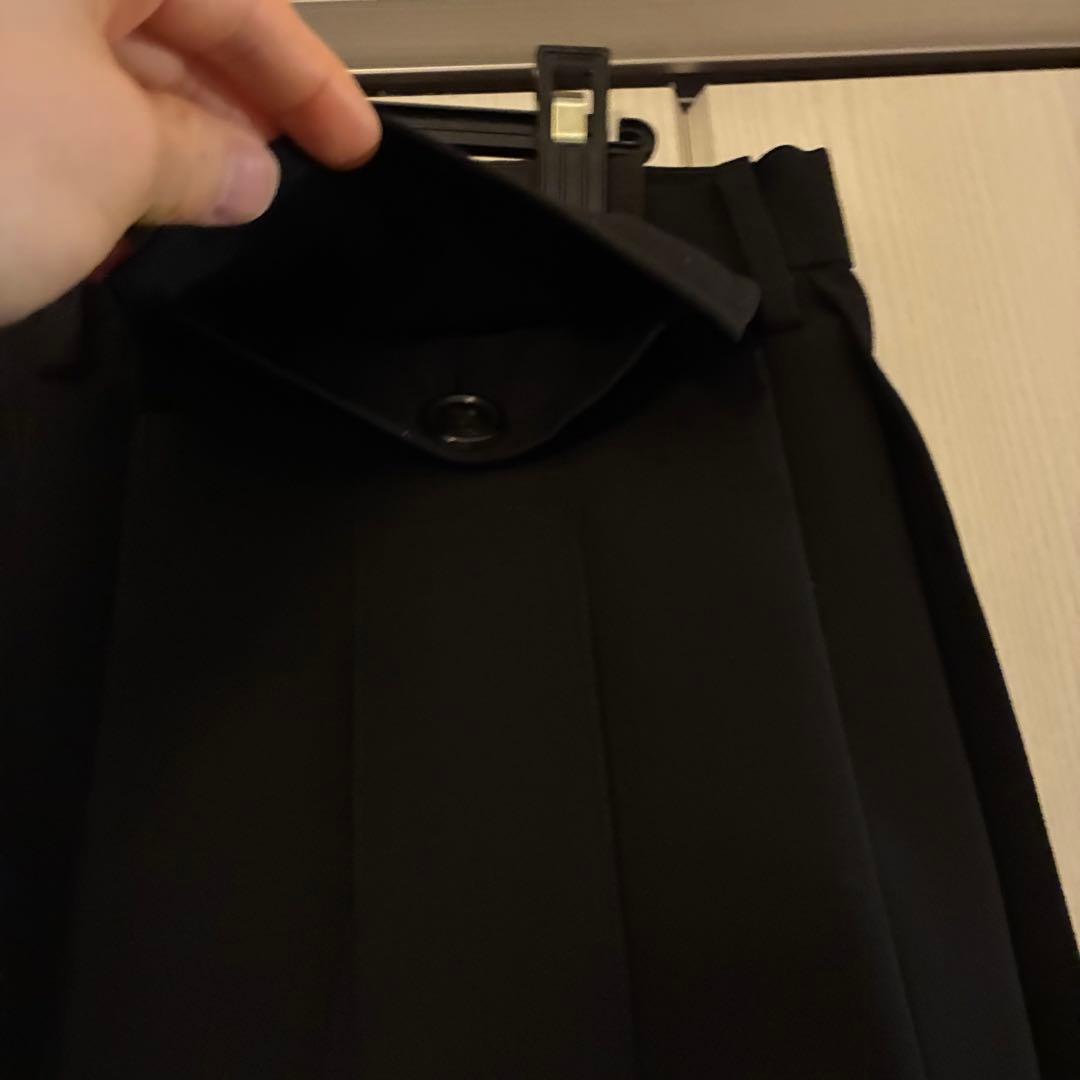 UNDERCOVER 22AWモヘアウールプリーツロングスカート