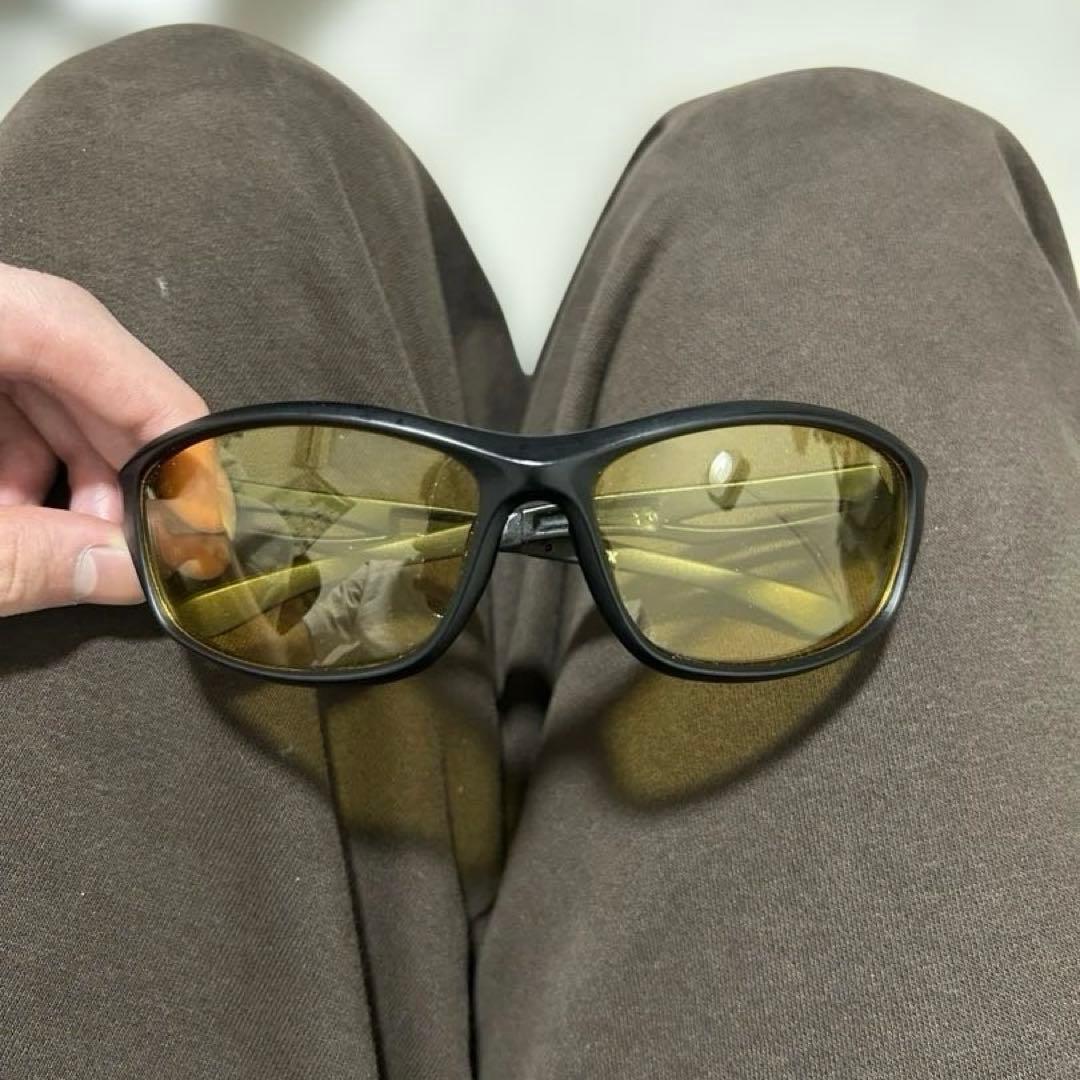 y2k sunglass 00s 黄色レンズ