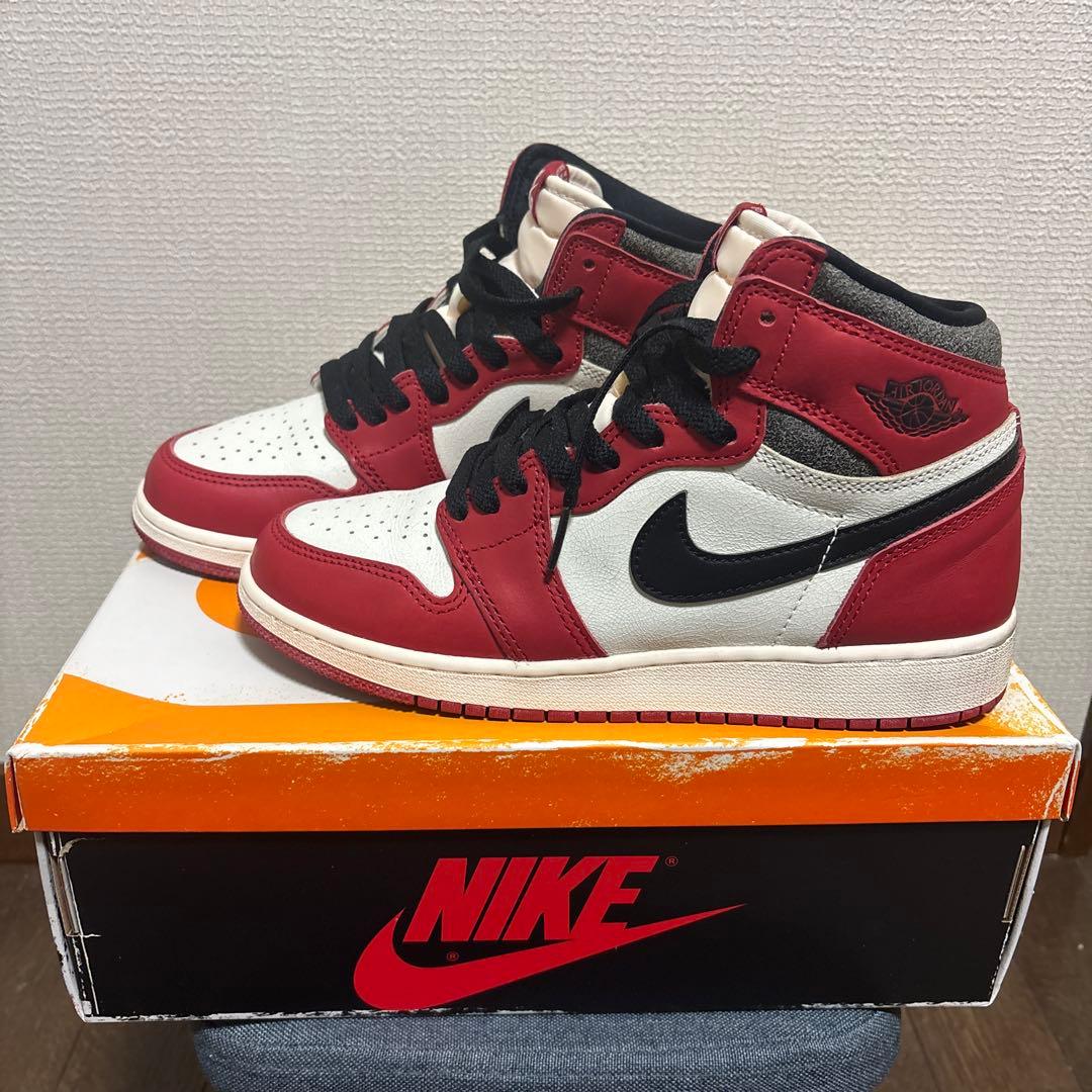ナイキ GS エアジョーダン1 ハイ OG ロスト&ファウンド/シカゴ 24cm