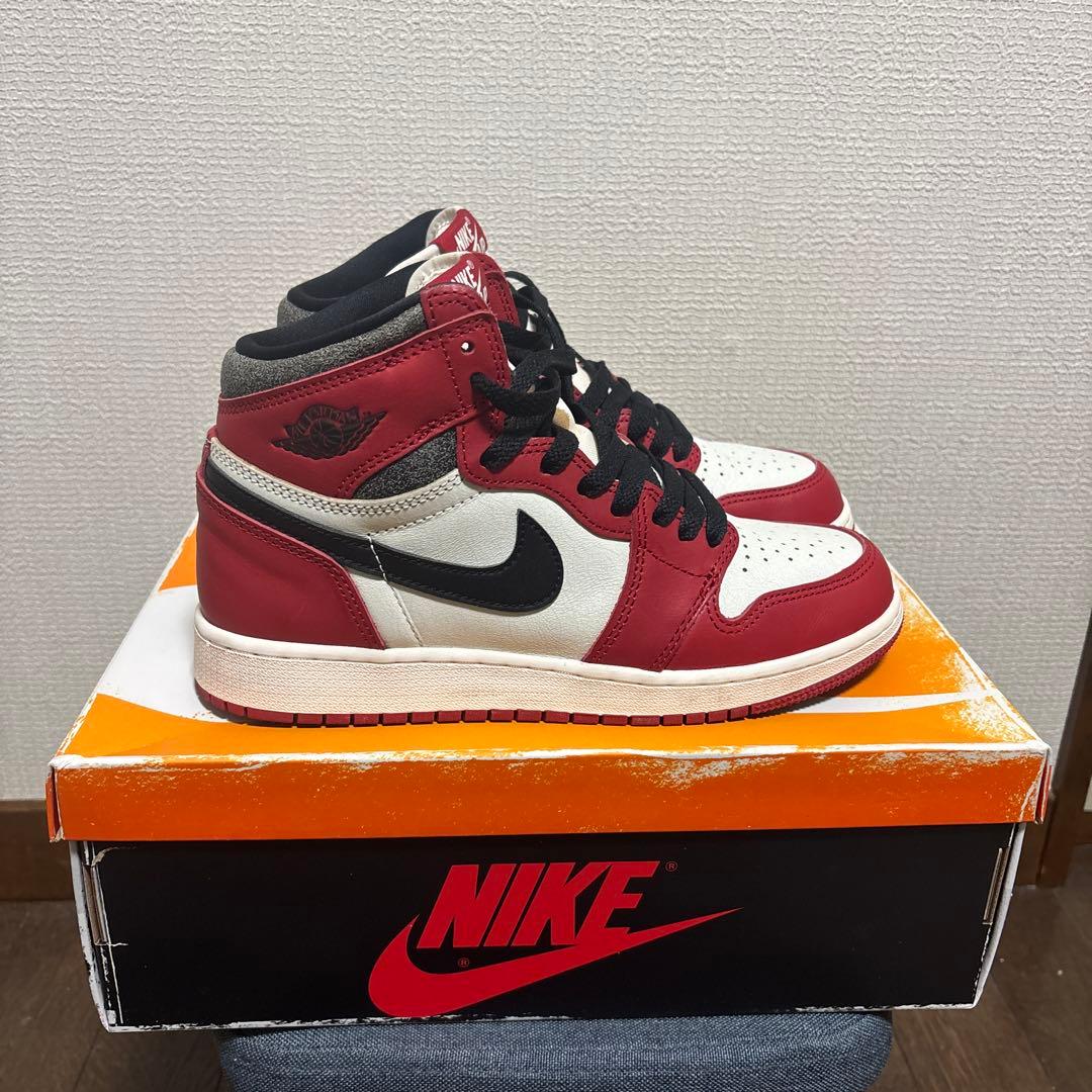 ナイキ GS エアジョーダン1 ハイ OG ロスト&ファウンド/シカゴ 24cm