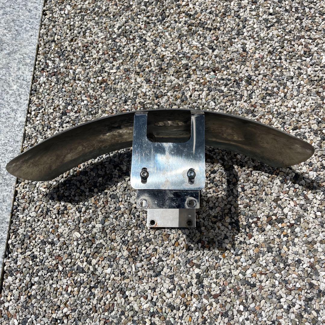 GB250クラブマン用ステンレス製フロントフェンダー