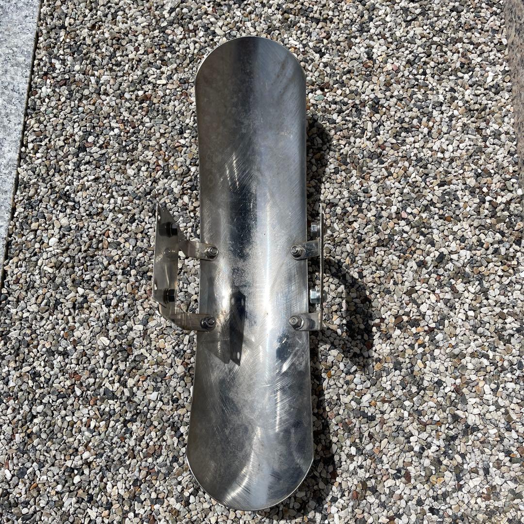 GB250クラブマン用ステンレス製フロントフェンダー