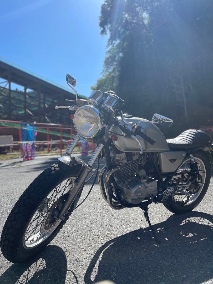 GB250クラブマン用ステンレス製フロントフェンダー