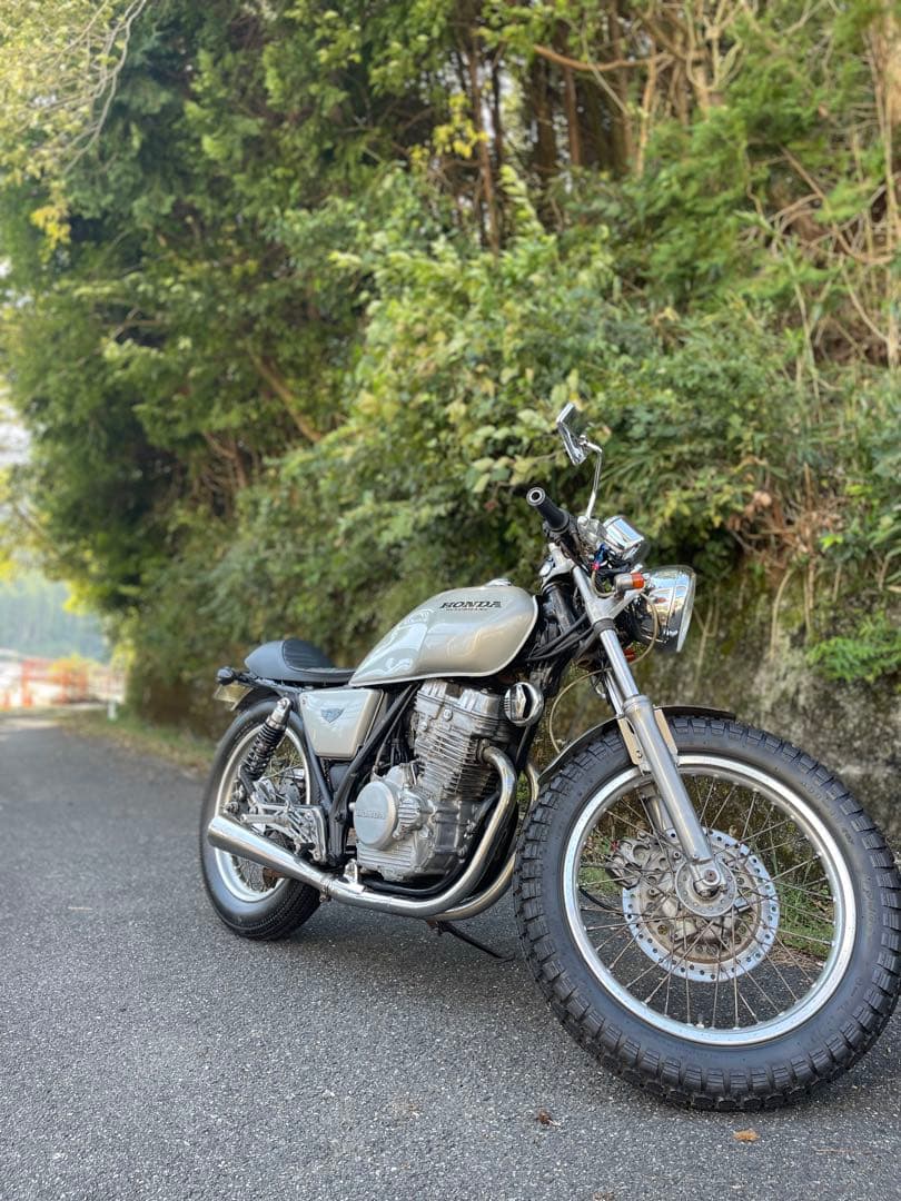 GB250クラブマン用ステンレス製フロントフェンダー