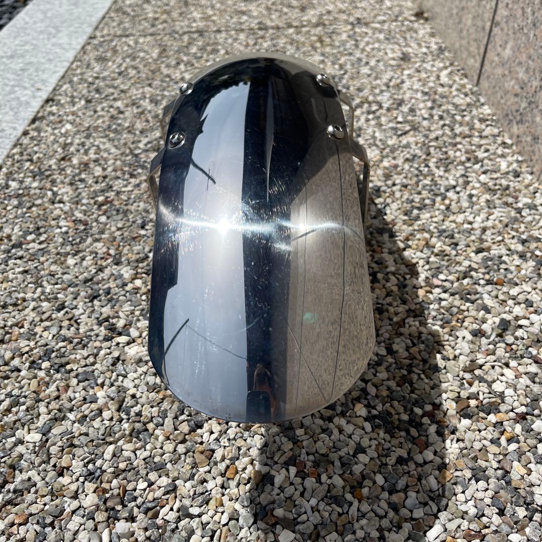 GB250クラブマン用ステンレス製フロントフェンダー