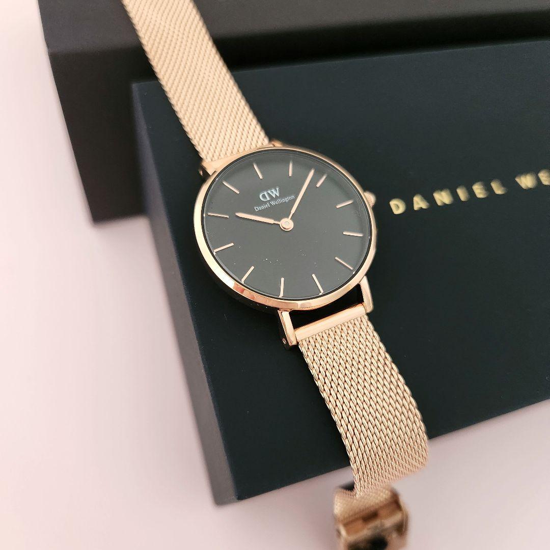 ダニエルウェリントン 文字盤ブラック腕時計 28mm DW00100217