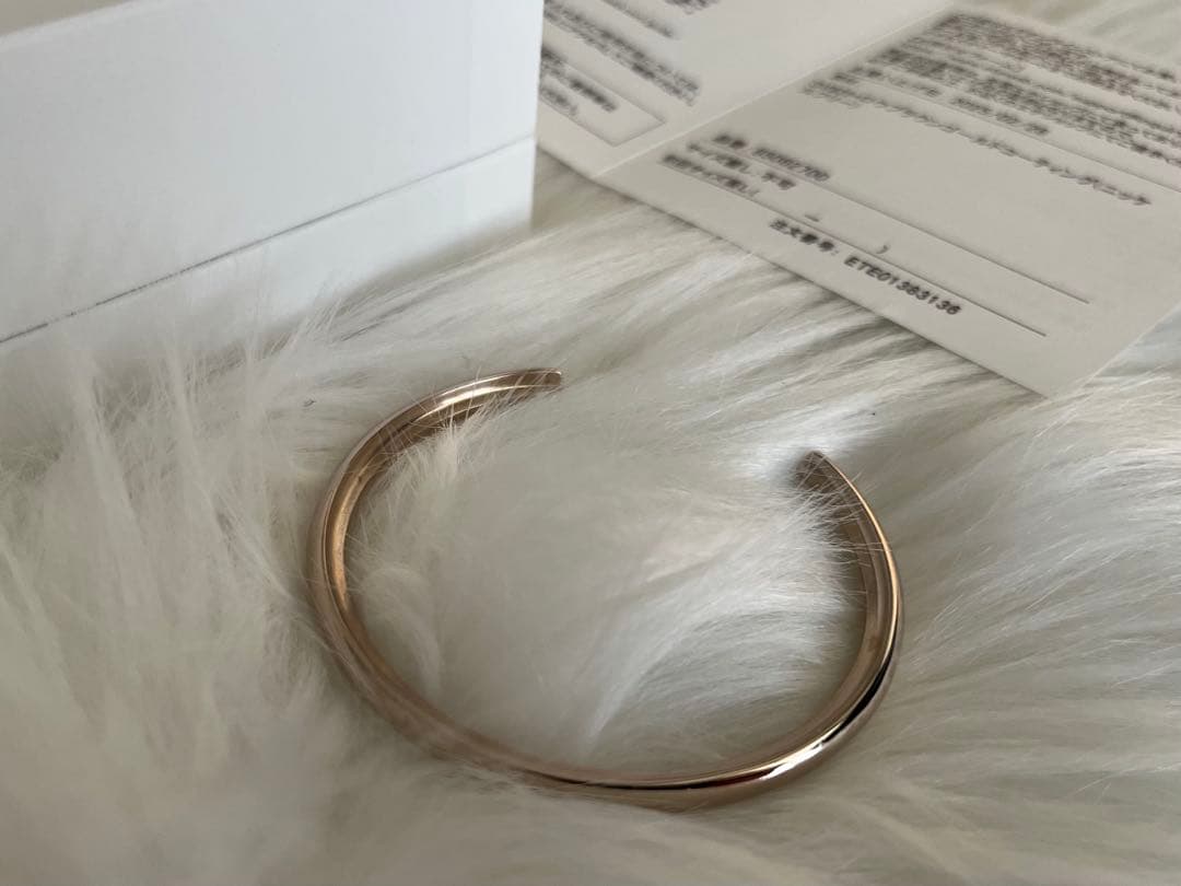 ete エテ ロウ ブラウンゴールド バングル 定価29,700円