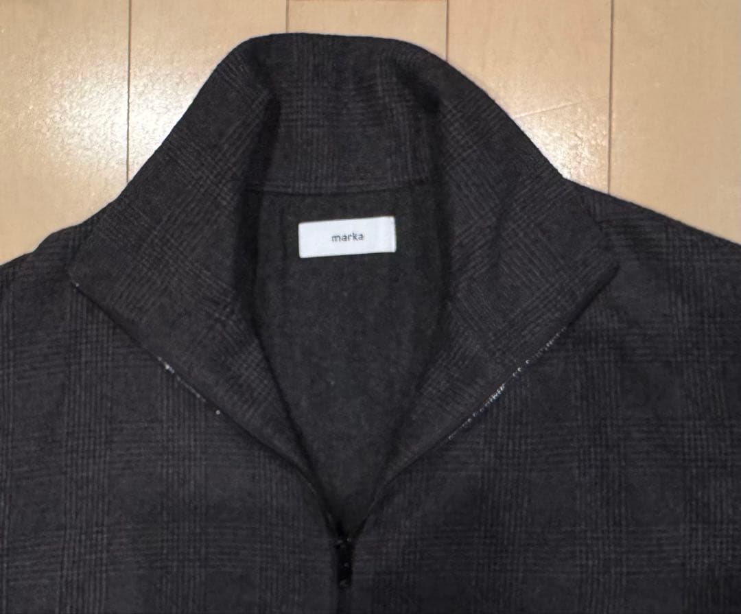 marka ダークグレー ジップアップジャケット