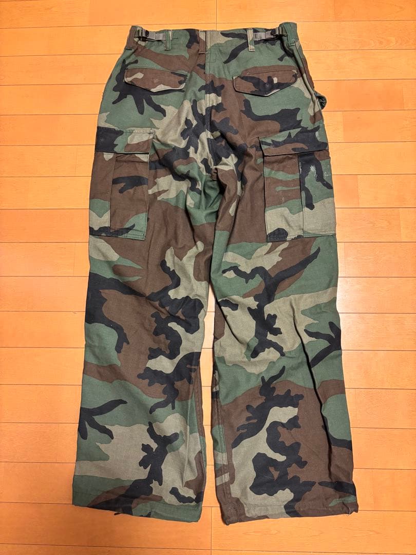 80年代 M-65 実物　デッドストック　米軍放出品　ウッドランドカモ