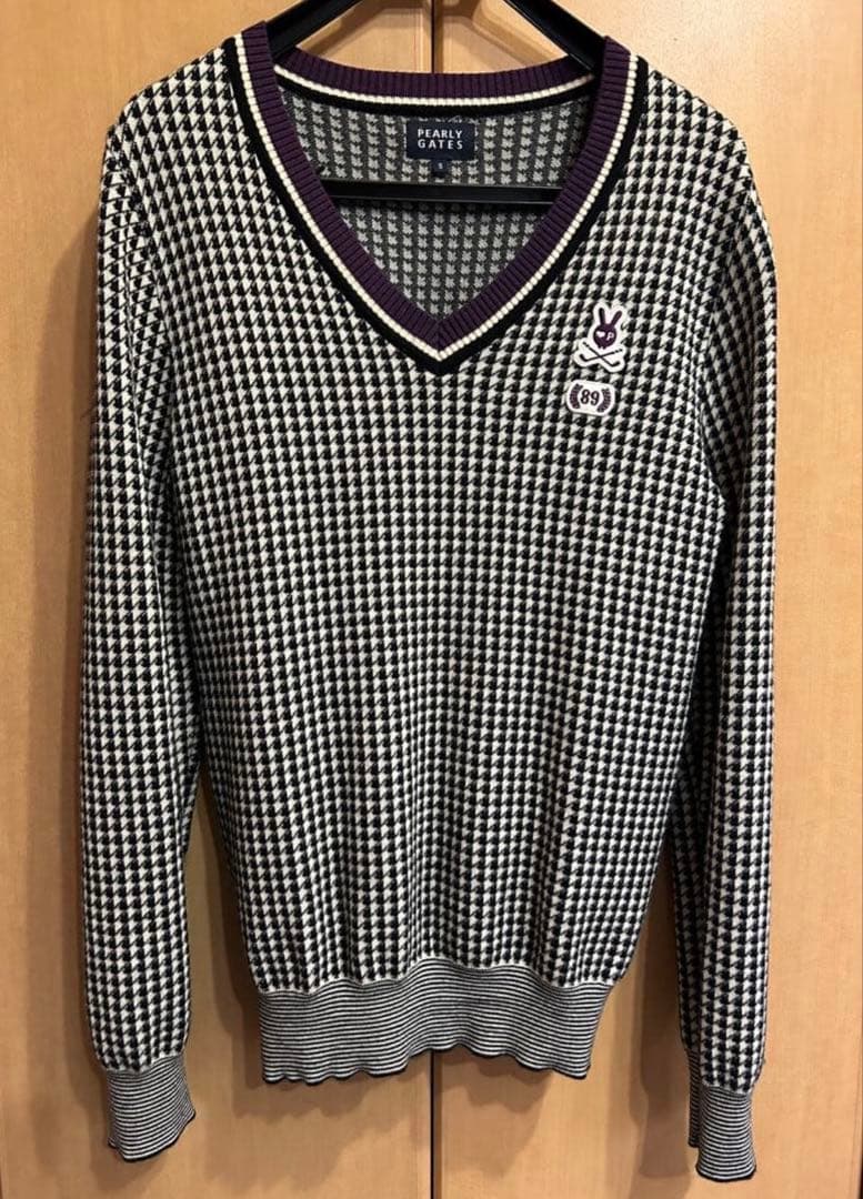 PEARLY GATES チェック柄 セーター サイズ5