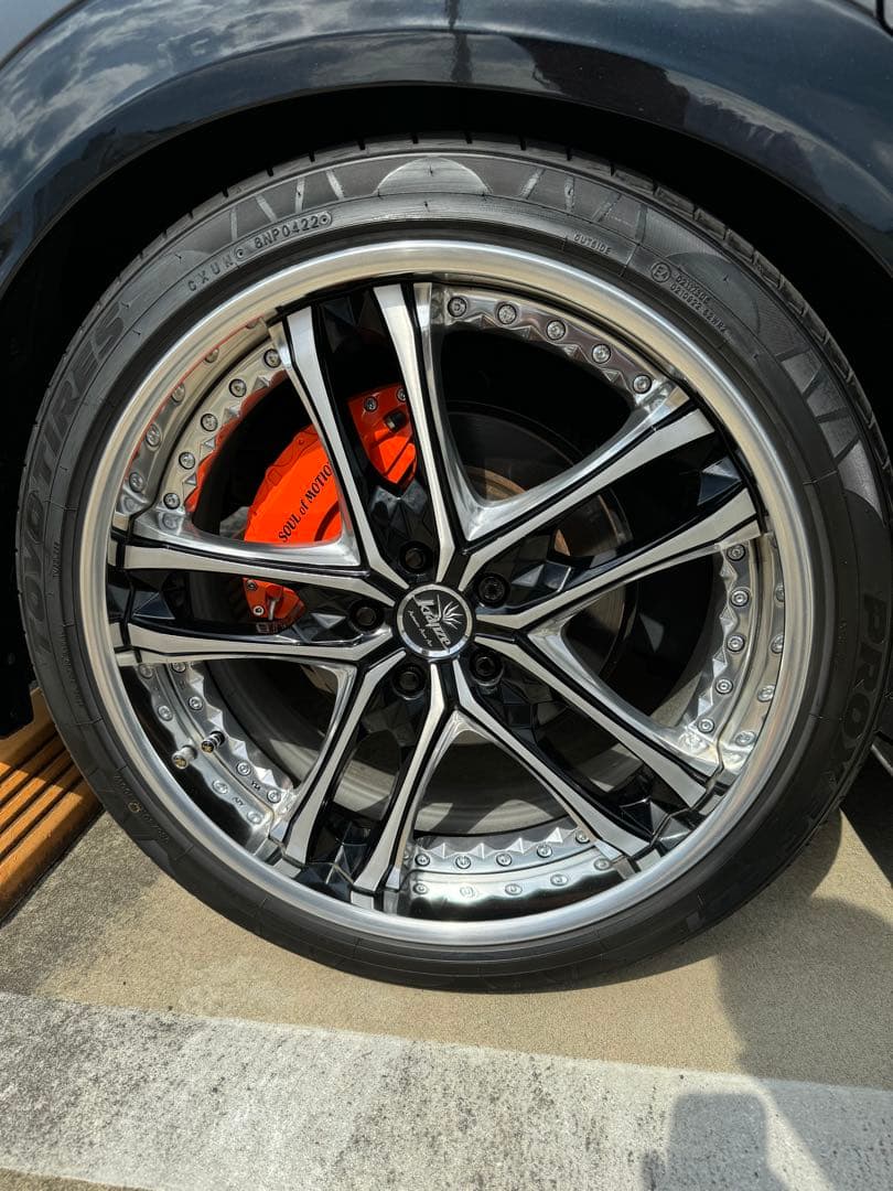 マツダ CX-8 メタル ブレーキキャリパー カバー 4個セット オレンジ