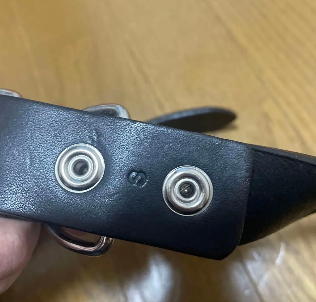 スタッズベルト　666 レザー