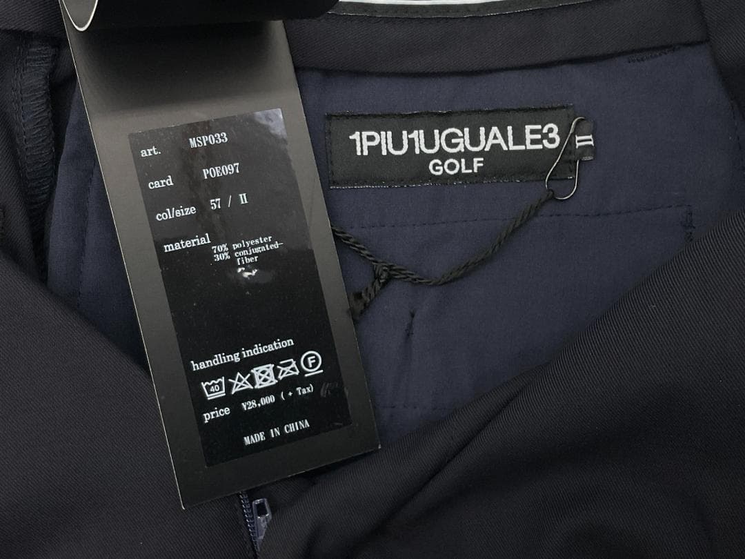 【未使用品】1PIU1UGUALE3 GOLF スラックス 定価30800円　M