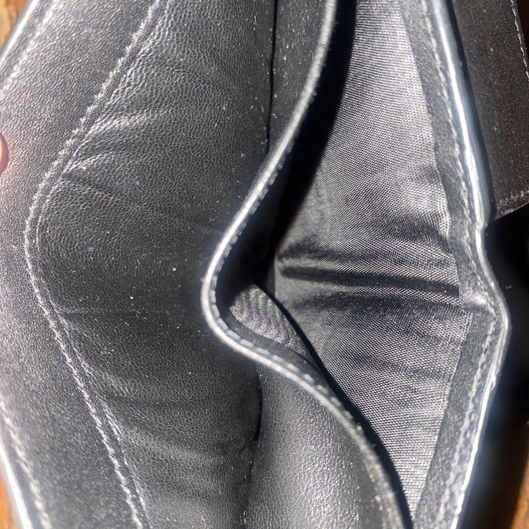 サンローラン二つ折り　クロコ柄