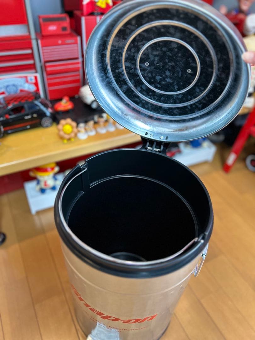 Snap-on ステンレススチール ごみ箱