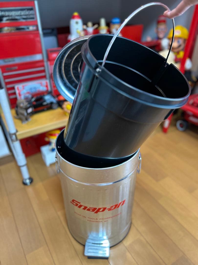 Snap-on ステンレススチール ごみ箱