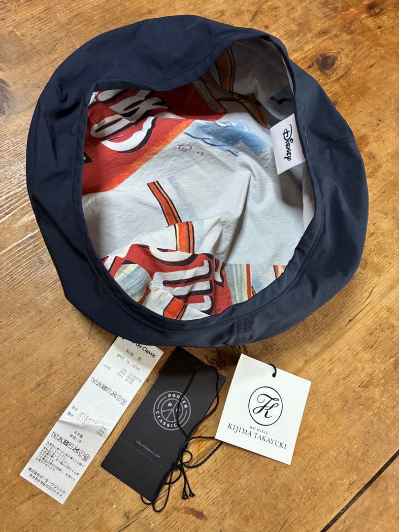 ポータークラシック　ディズニー　コラボベレー帽　XL 未使用品