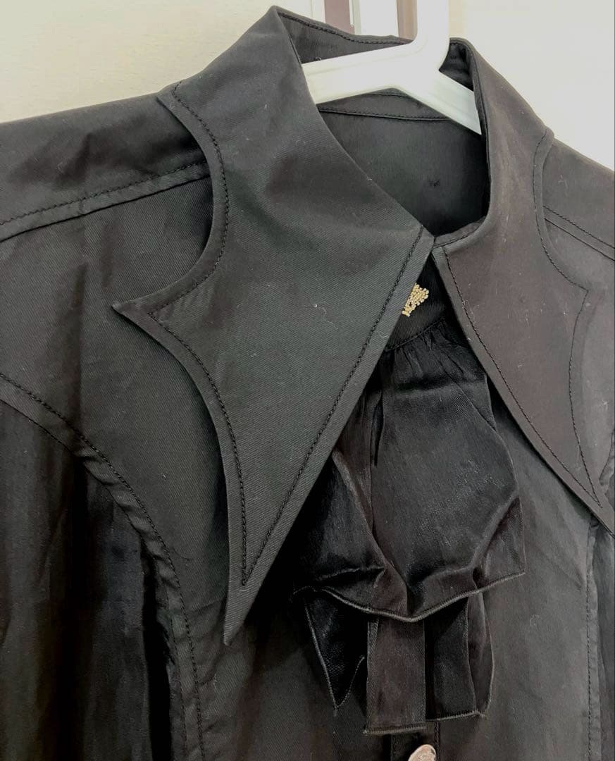 【希少・タグ付未使用】アルゴンキン コウモリ衿ロングブラウス アーカイブ y2k