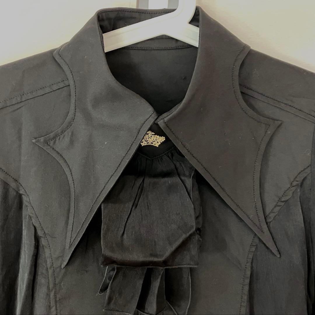 【希少・タグ付未使用】アルゴンキン コウモリ衿ロングブラウス アーカイブ y2k