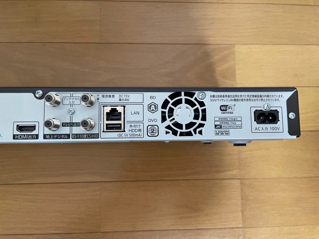 SHARP BDレコーダー2B-C10DW1 2021年製 HDD換装品