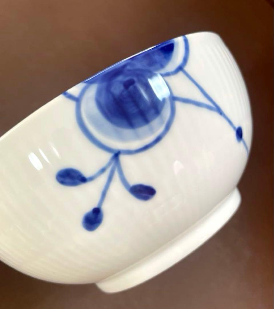 ロイヤルコペンハーゲンブルーフルーテッドメガボウル11&13cmセット未使用美品