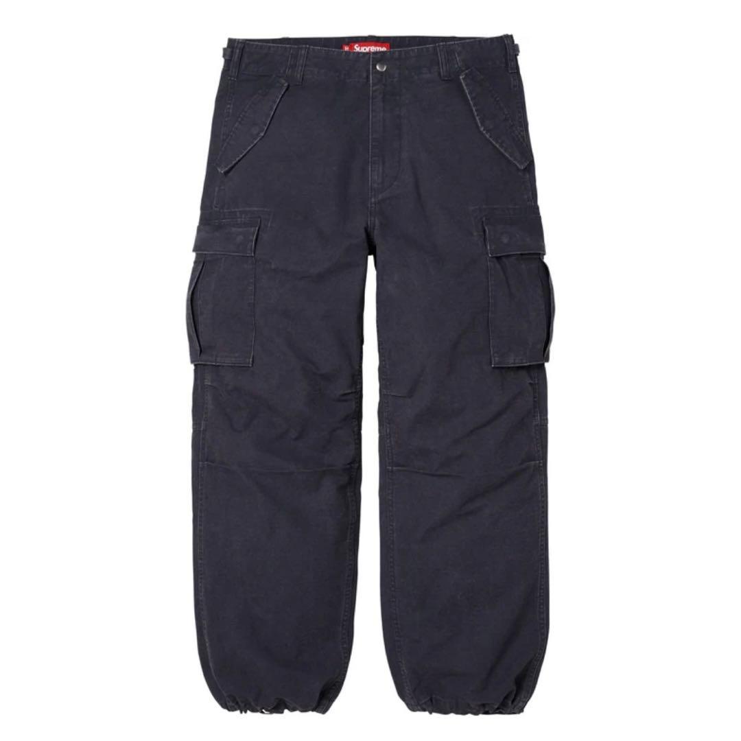32 Supreme Cargo Pant Navy カーゴパンツ 新作