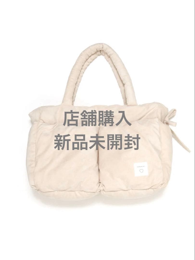 バッグ Mary quilting suede bag ivory andmary