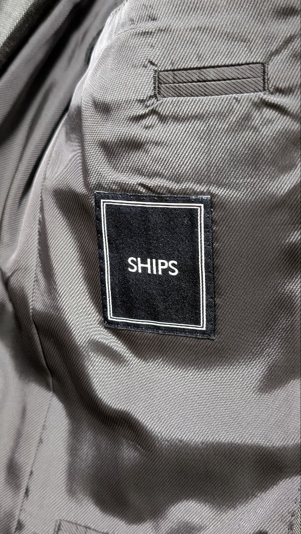 【美品】SHIPS ロロ・ピアーナ スリーピーススーツ ライトグレー