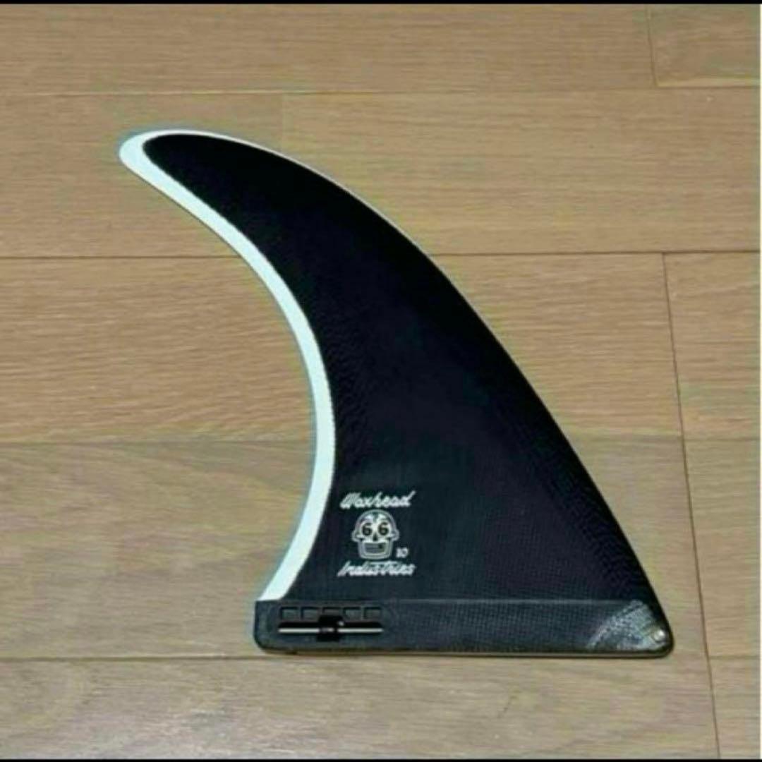 新品 FCS2 ロングボード センターフィン WAXHEAD 10 黒