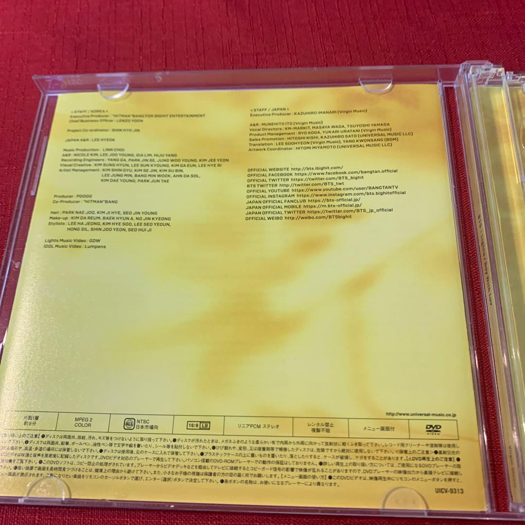 希少 激レア サイン入り BTS Lights Boy with luv