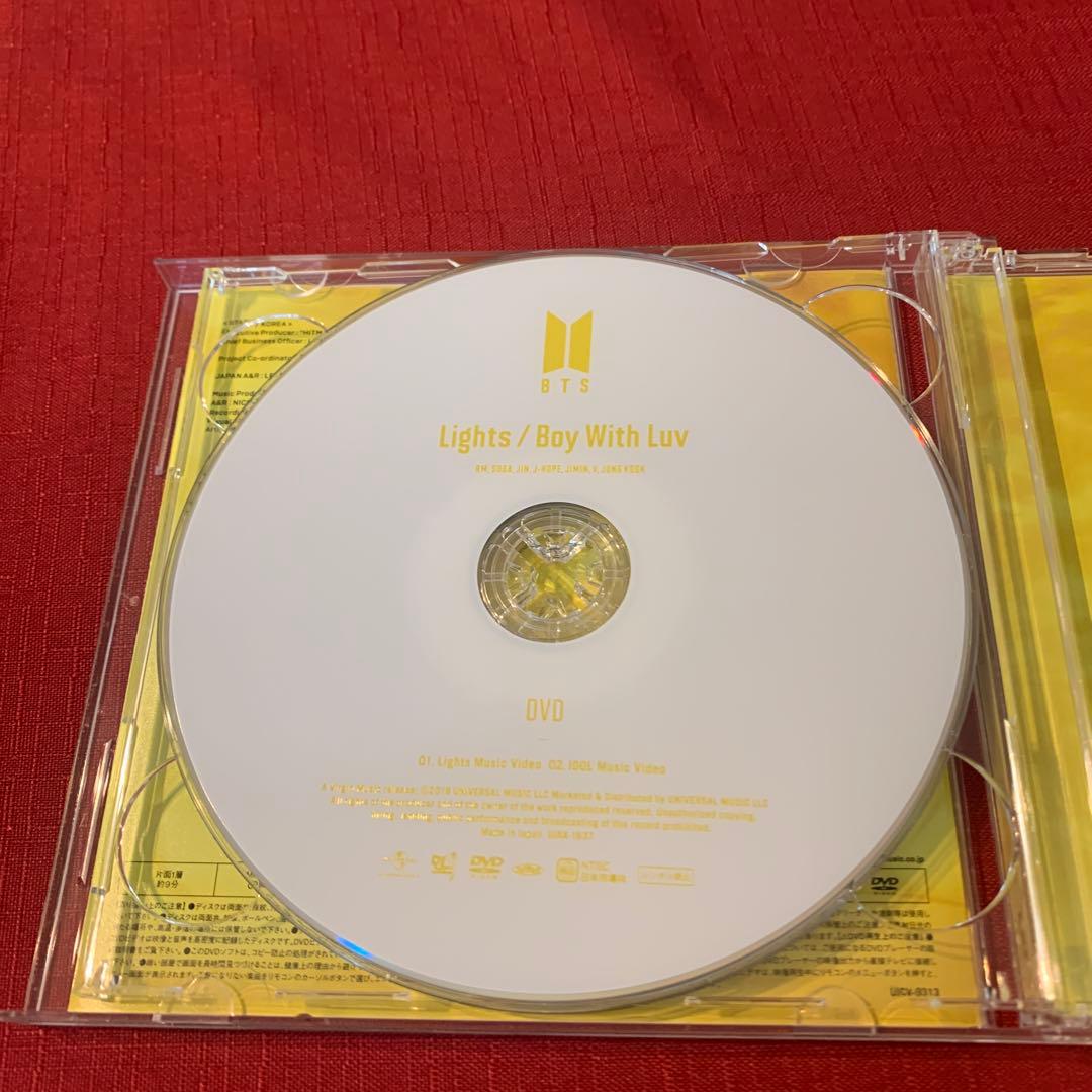 希少 激レア サイン入り BTS Lights Boy with luv