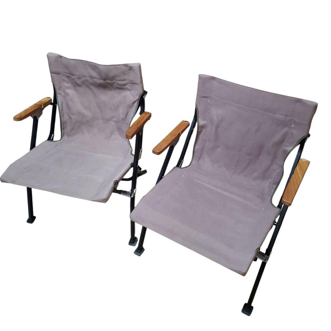  Peak ローチェア30 LV-093GY 2脚セット