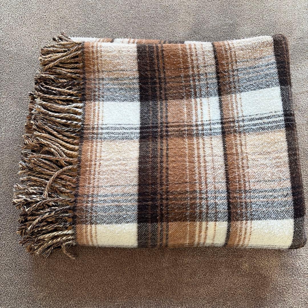 チェック柄 GGロゴ ブランケット