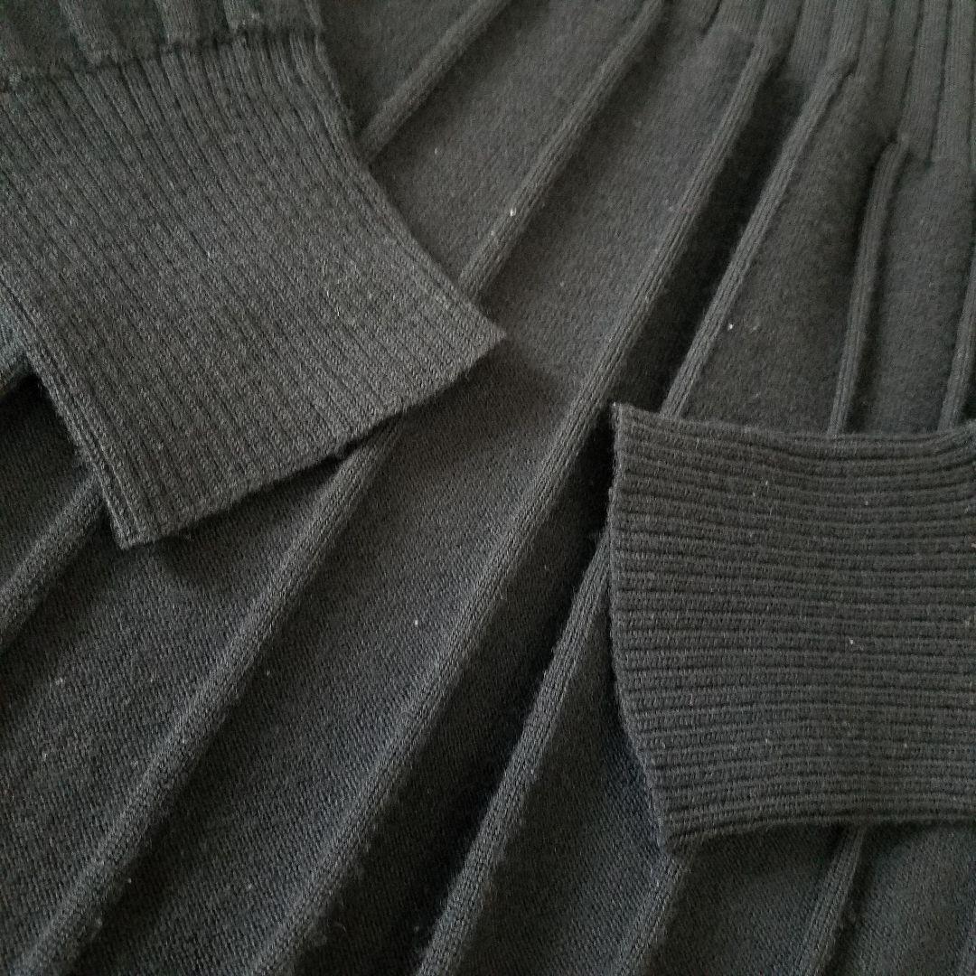 美品✨トゥービーシック 大きいサイズ ハイネックニットワンピース プリーツ