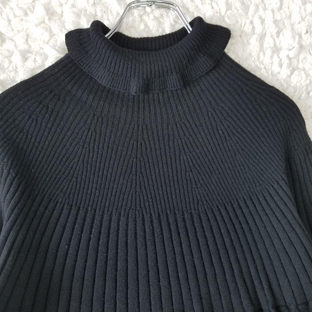 美品✨トゥービーシック 大きいサイズ ハイネックニットワンピース プリーツ