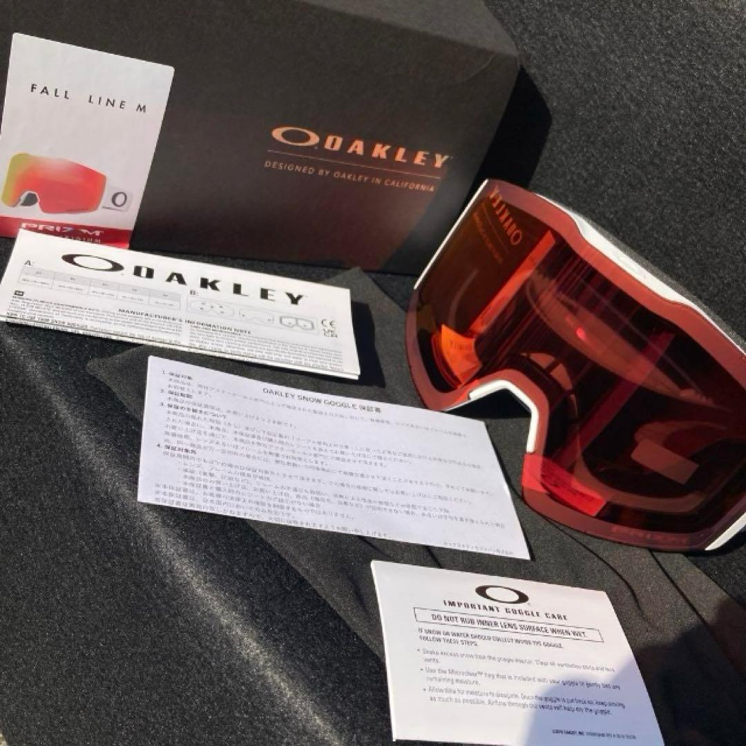 新品未使用　オークリースノーゴーグル　　フォールラインM　オークリーゴーグル