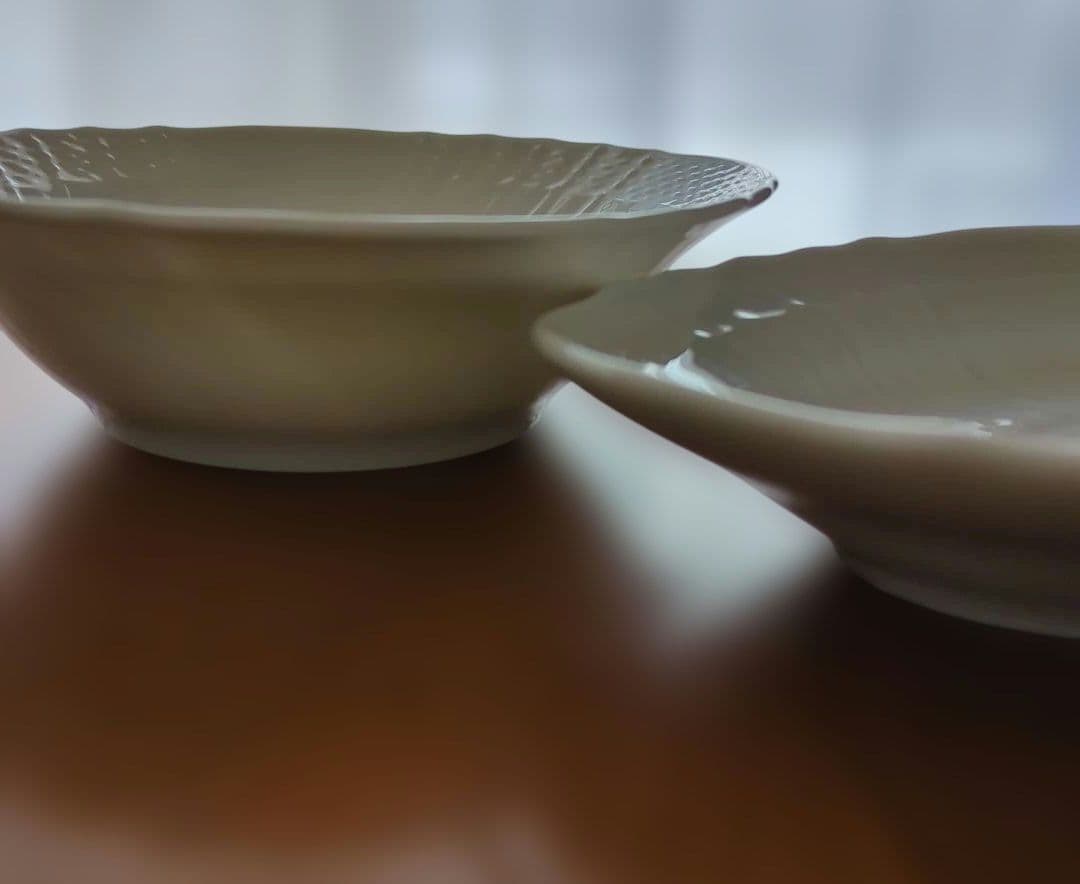 リチャードジノリ　ベッキオホワイト オーバル皿 フルーツソーサーセット