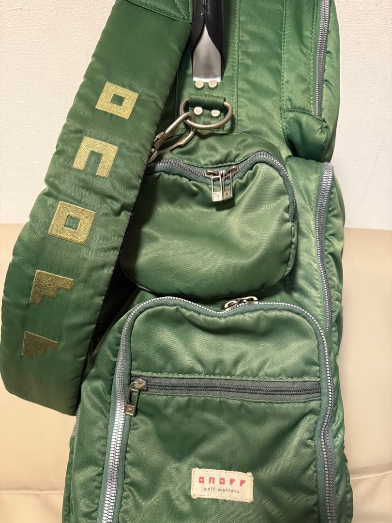 【送料込み】完売希少品　大人気　オノフ　ONOFF ゴルフバッグ　一点物